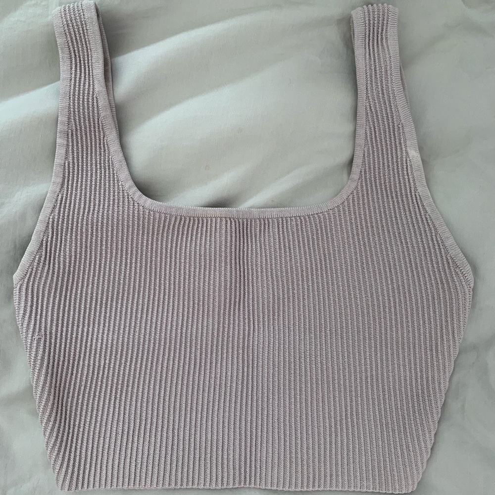 Aritzia Babaton Sculpt Knit Crop XS